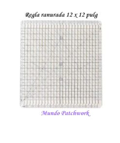 Regla ranurada 12 x 12 pulgadas, para figuras geométricas