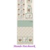 Panel 100% algodón brasilero, mide 49 x1,50mt, diseño 1 Cubre máquina coser