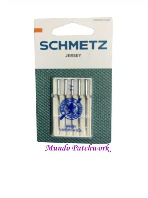 gujas máquina coser caseras Schmetz Jersey x 5 (10/70)