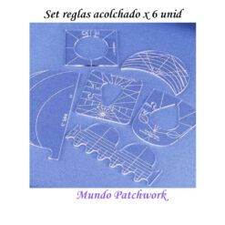 Set de reglas para acolchar Quilts máquina coser casera, 6 unidades