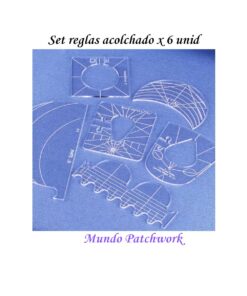 Set de reglas para acolchar Quilts máquina coser casera, 6 unidades