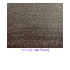 100% algodón, diseño cafe moro fondo mini puntito, mide 1.10mt ancho x 30 cm