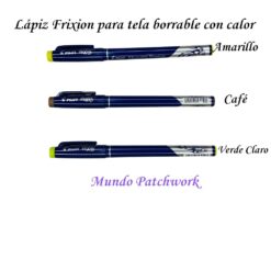 Marcador FRIXION Fineliner  PILOT, se borra con calor, se venden por unidad