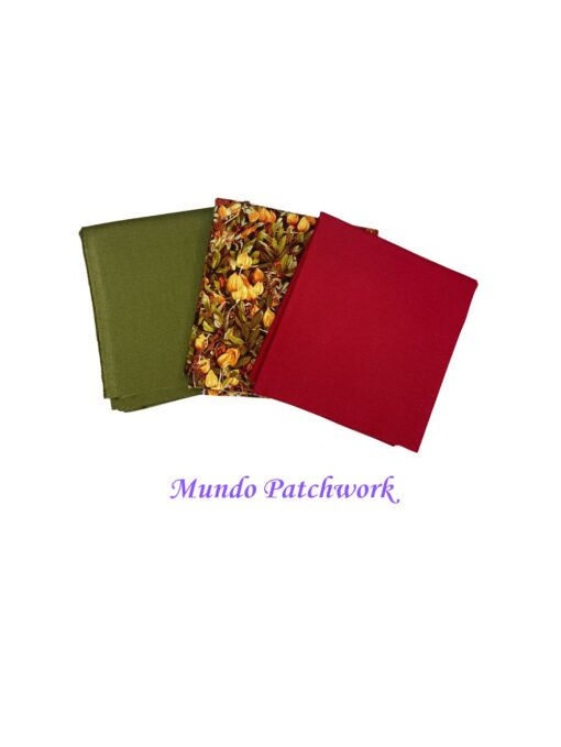 Tela Nº103295 – 100% algodón Compose x 3 diseños, cada uno mide 1,10mt x 30cm