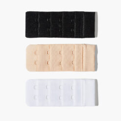 Extensores de sostén paquete por 3 unid, color blanco, negro, beige