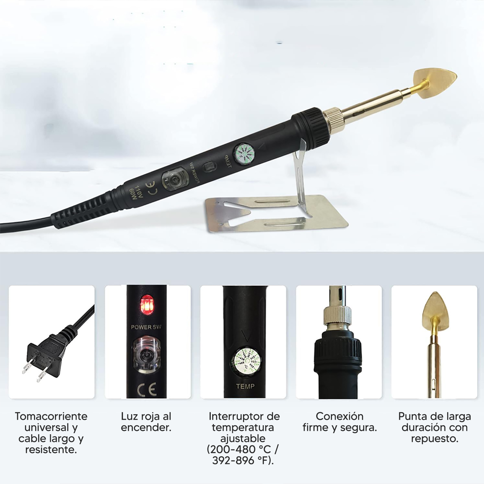 Mini Plancha para telas 60W - Imagen 2