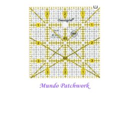 Regla Omnigrid 4x4 pulg (10.16 x 10.16cm)