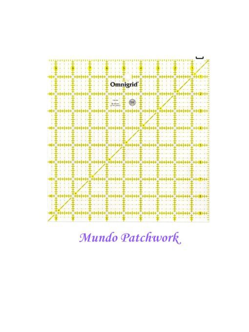 Regla Omnigrid 91/2 x 91/2 (24.13 x 24.13cm)