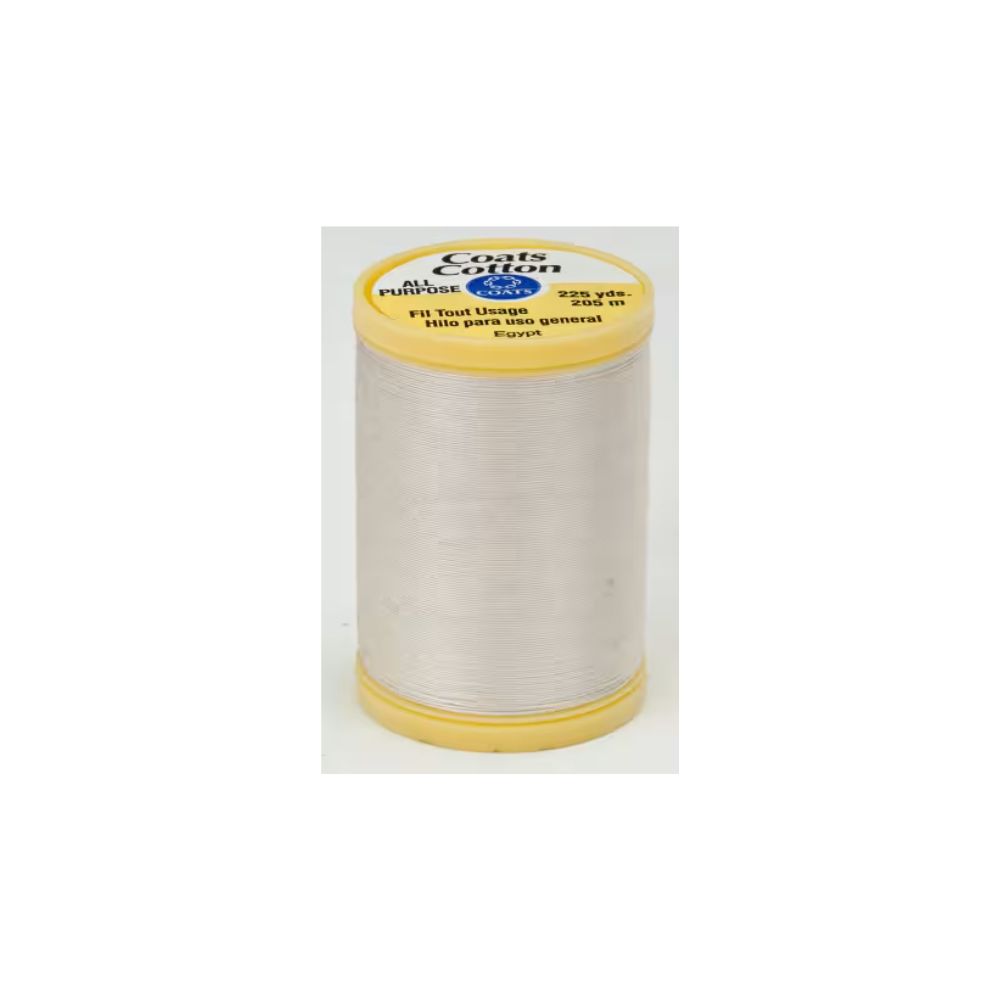 Hilo de coser de algodón Coats de 225 yardas