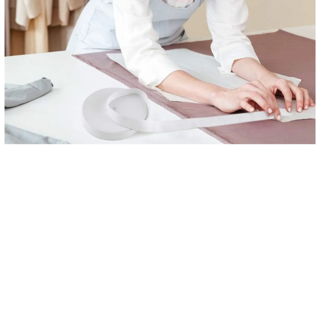 ELASTICO CROCHET TORTA 5 MT COLOR BLANCO 2,5CM - Imagen 3